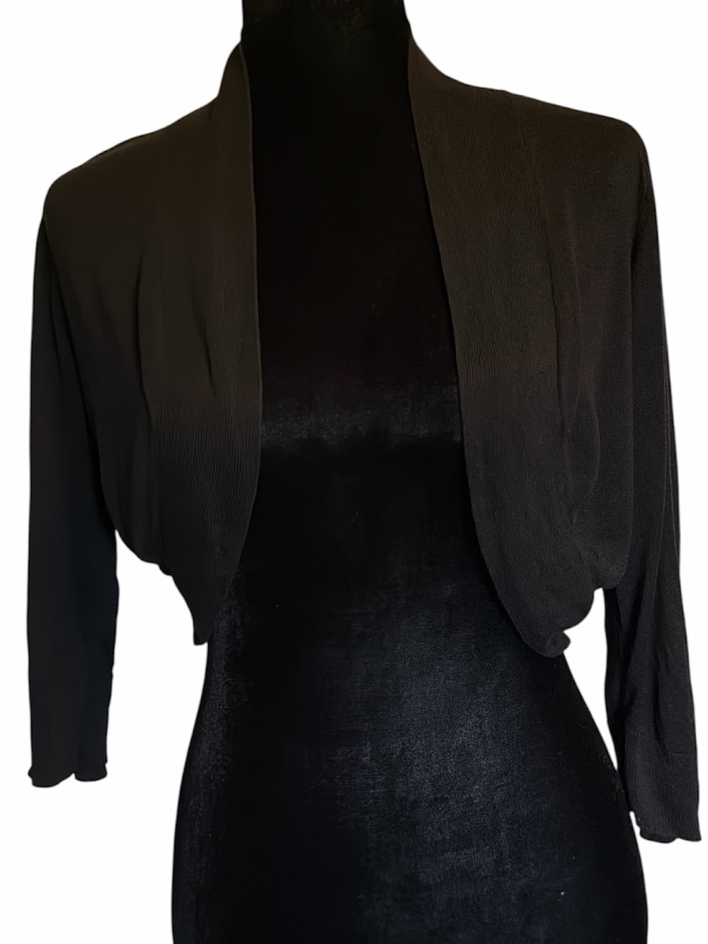 Le Chateau Knit Silk Cropped Sweater/Shrug